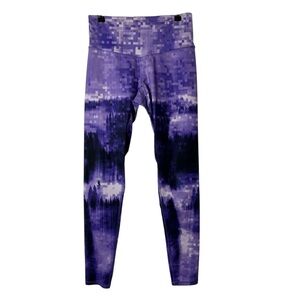 Champion C9 Purple Duodry Digital Forest Athletic Leggings M